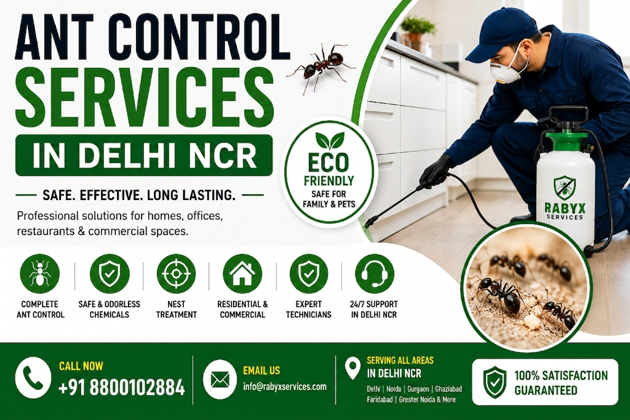 Ant control pest service