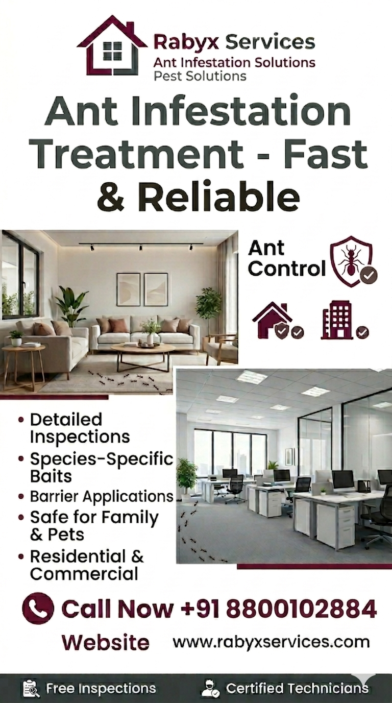 Ant infestation treatment