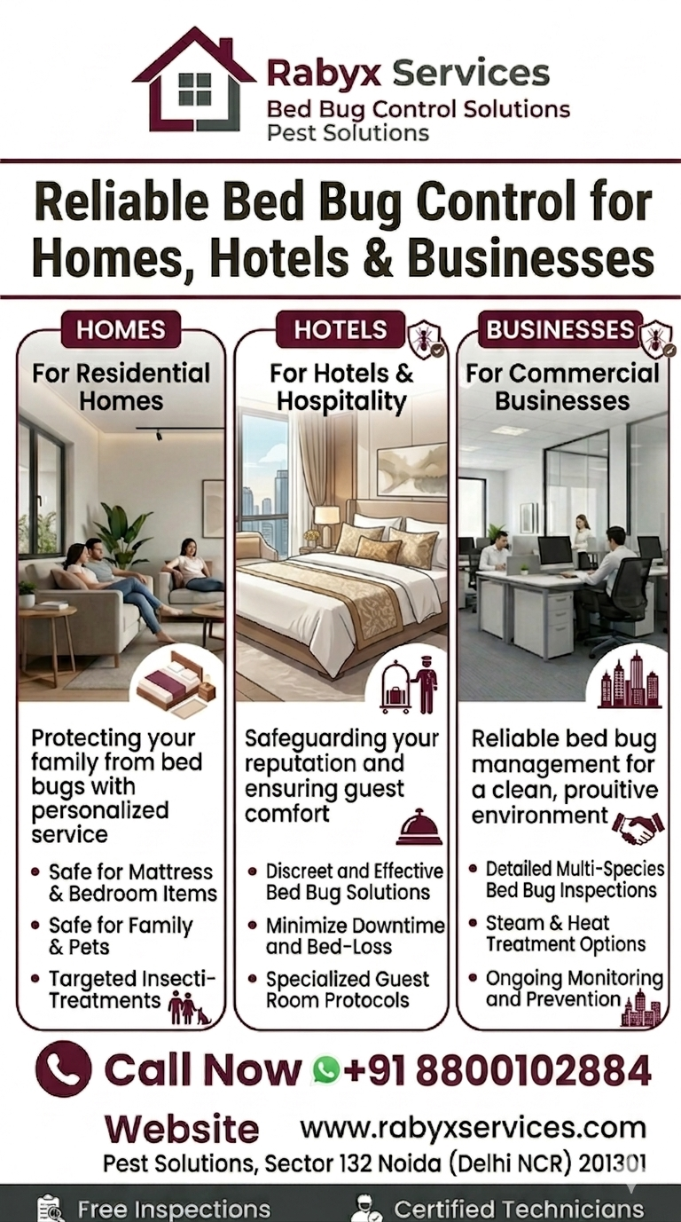 Bedroom pest treatment